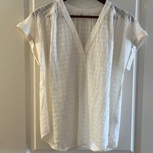 Gap Vneck cotton blouse